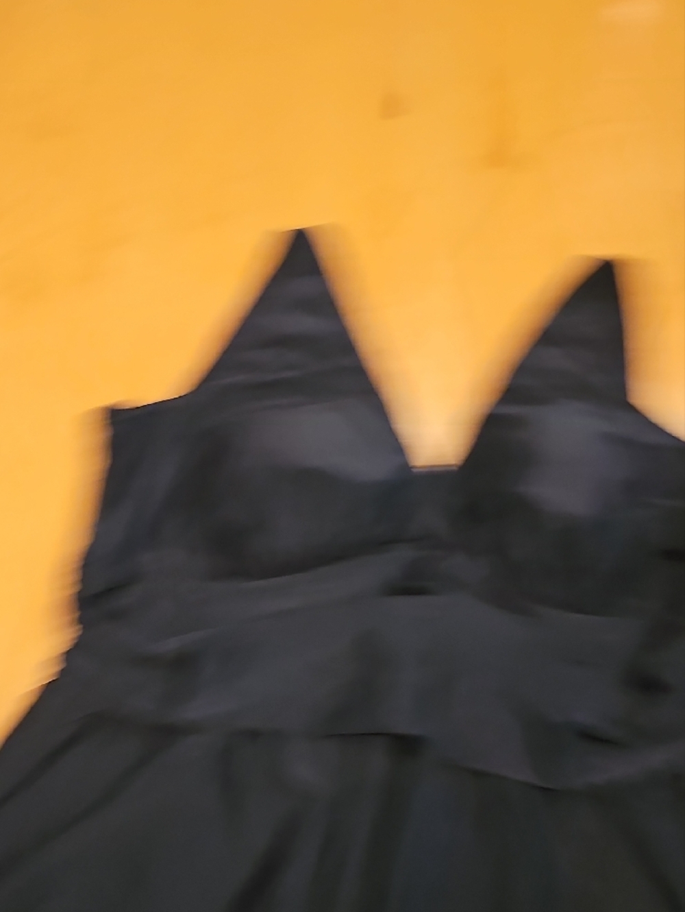 Torrid Black V-Neck Swimsuit SIZE 6X with an overlay skirt - Picture 4 of 8